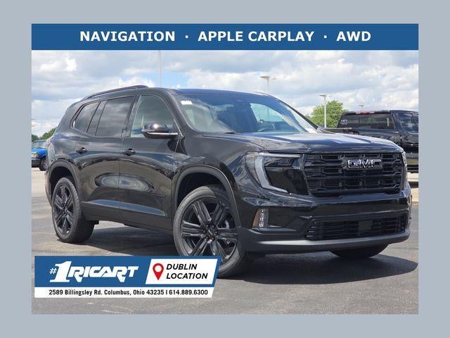2026 GMC Acadia Elevation in Ebony Twilight Metallic — front three-quarter view
