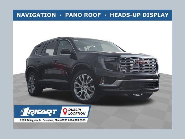 2026 GMC Acadia Denali in Ebony Twilight Metallic — front three-quarter view