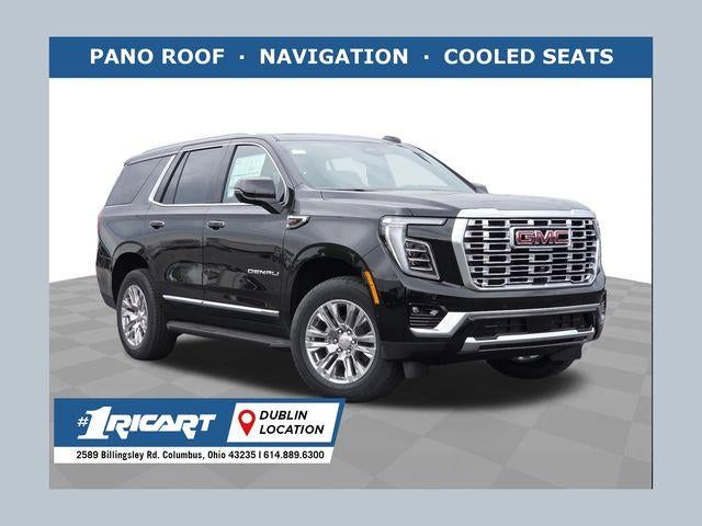 2026 GMC Yukon Denali in Onyx Black — front three-quarter view