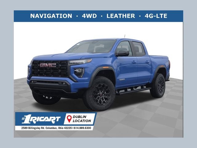 2026 GMC Canyon Elevation in Rapids Metallic — front three-quarter view