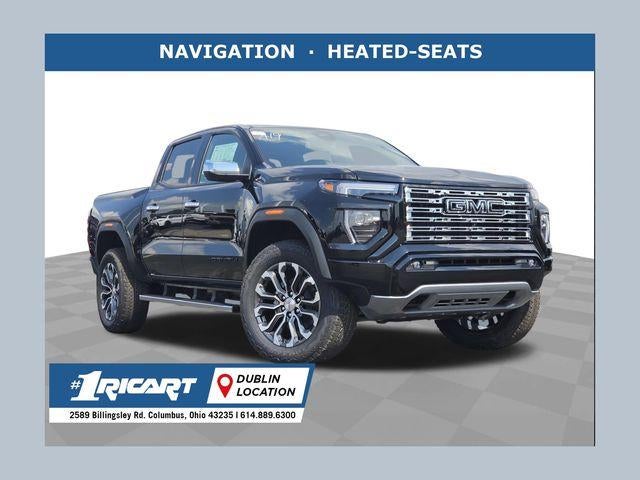 2026 GMC Canyon Denali in Onyx Black — front three-quarter view