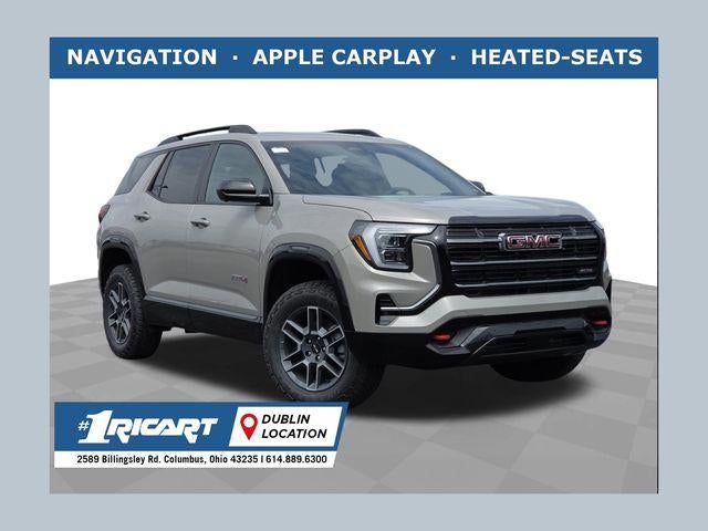 2026 GMC Terrain AT4 in Riverstone Metallic — front three-quarter view