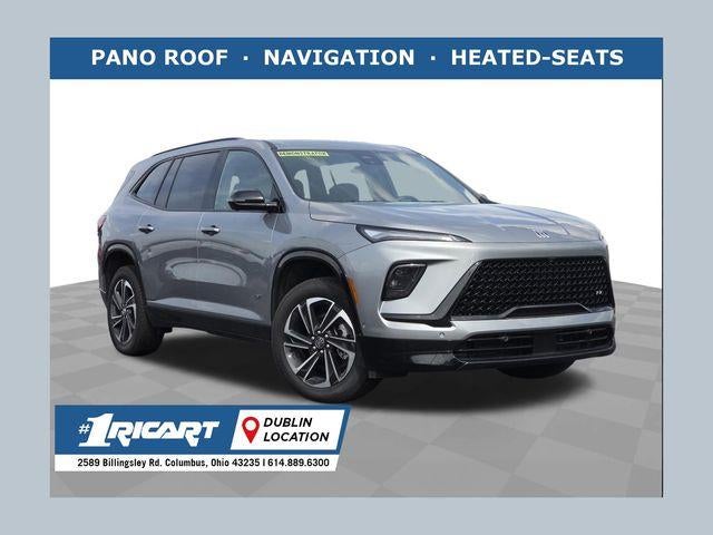 2026 Buick Enclave Sport Touring in Moonstone Gray Metallic — front three-quarter view