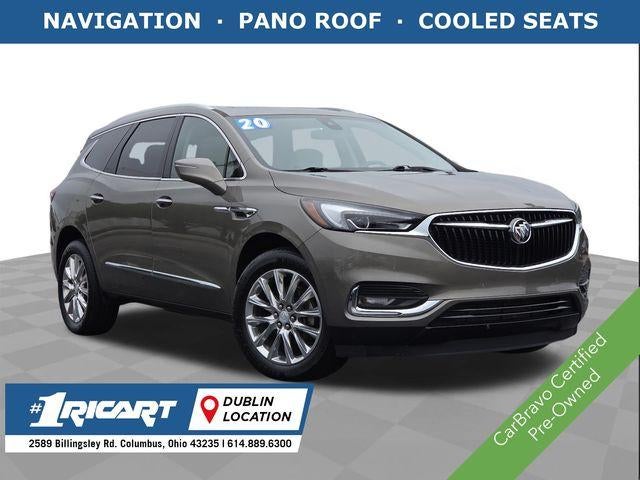 2020 Buick Enclave Premium Group in Includes Pitch Dark Night Lower Exterior Accent Color.) — front three-quarter view