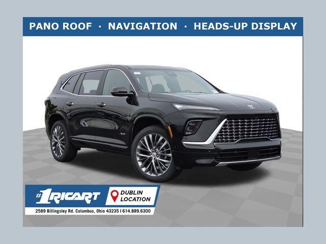 2026 Buick Enclave Avenir in Ebony Twilight Metallic — front three-quarter view