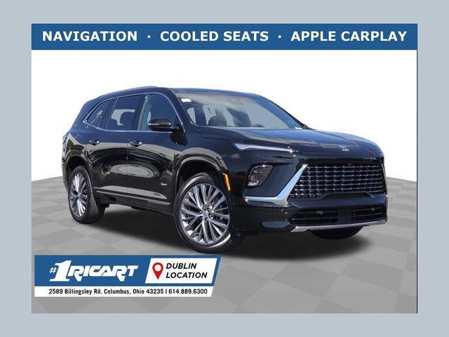 2026 Buick Enclave Avenir in Ebony Twilight Metallic — front three-quarter view