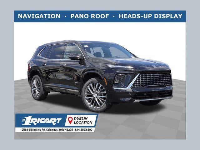 2026 Buick Enclave Avenir in Ebony Twilight Metallic — front three-quarter view