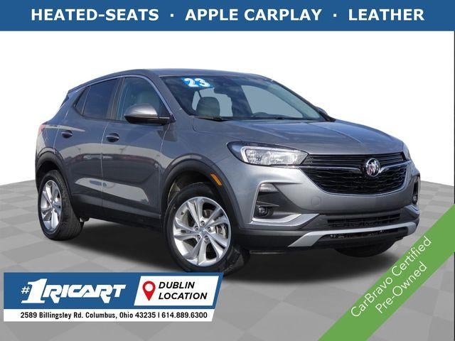 2023 Buick Encore GX Preferred in Moonstone Gray Metallic — front three-quarter view