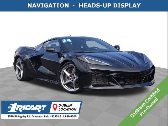 2024 Chevrolet Corvette E-Ray E-Ray in Black — front three-quarter view