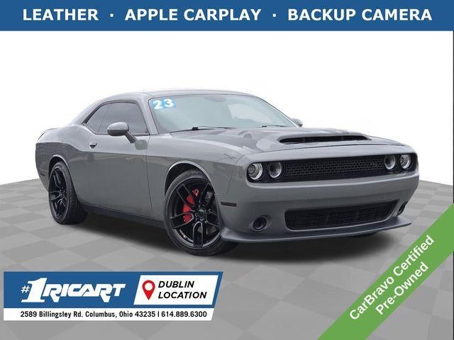 2023 Dodge Challenger R/T in Gray — front three-quarter view
